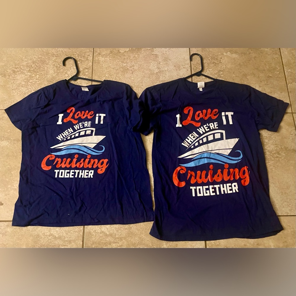 Pair of Cruise 🚢 Shirts